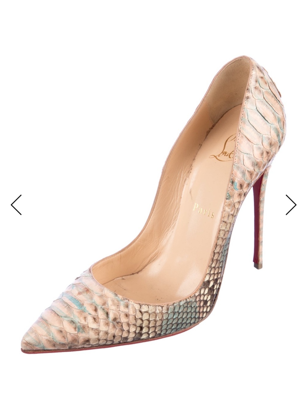 Christian Louboutin Python Pumps - Picture 2 of 4